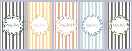 Fresh modern design card of medicinal herbs and flowers. Hand drawn illustration for herbal tea, natural cosmetics, health care products, aromatherapy, homeopathy. Summer art.のイラスト素材