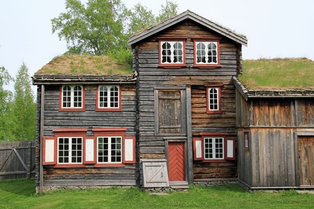 Old Norwegian farmhouseの写真素材