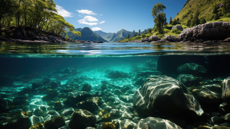 Island natural beauty of the Philippines by photographing its stunning landscapes, including white-sand beaches, lush forests, and crystal-clear waters. Filipino Values Monthの素材