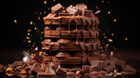 Celebration of Chocolate Month Concept.の素材