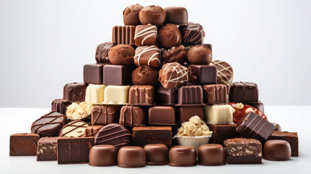 Celebration of Chocolate Month Concept.の素材