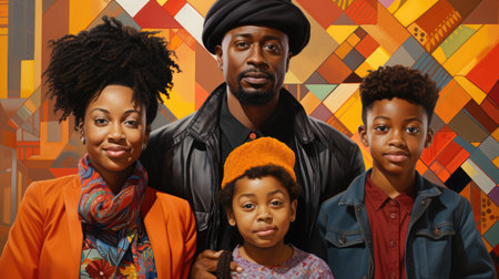 African American Heritage Month Conceptの素材