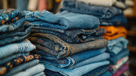 Biodegradable Denim: creating sustainable denim, focus on eco-friendly fashion practices.の素材