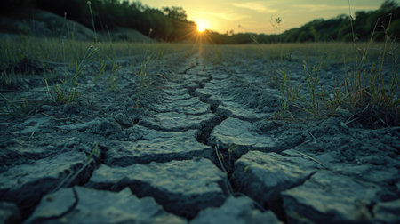 Agro-Industry Expose, Dried-up Riverbeds Near Avocado Farms.の素材
