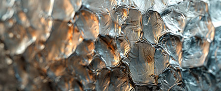 Close-up of textured glass, capturing the play of light and shadows for a dynamic background.の素材