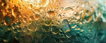 Close-up of textured glass, capturing the play of light and shadows for a dynamic background.の素材