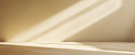Minimalist Beige Background with Vast Negative Space for Text Overlays.の素材