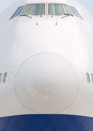 Portrait of Boeing aircraft.