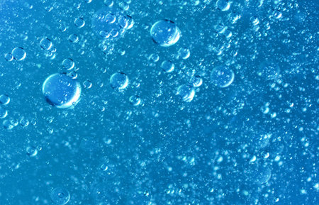 The texture of liquid soap and shampoo.
