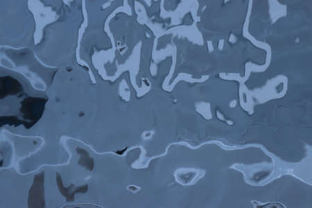 Abstract background of curved glass on a building.の写真素材