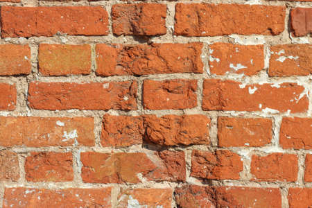 Medieval, European brickwork on a fortress. texture.の写真素材