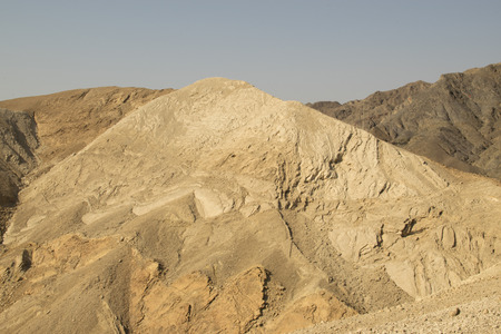 Eilat mountains - yellow mountainの写真素材