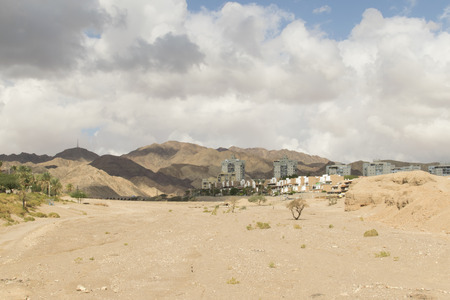One of the landscapes in Eilat - Shahamon stream & Maarav sheva areaの写真素材