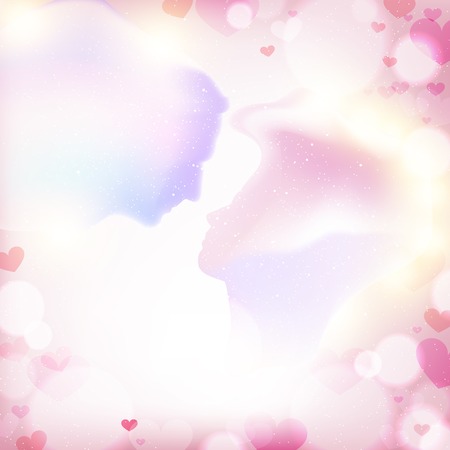 a couple concept のイラスト素材