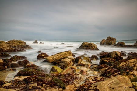 Spanish Bay near Monterey, California.の写真素材
