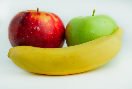 Some juicy fresh fruit taken a close-up on a light background の写真素材