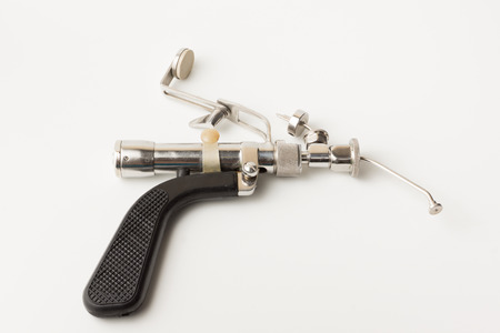 the rare device which is used without needle for carrying out inoculations and injectionの写真素材