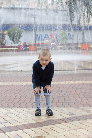 PALANGA, LITHUANIA - AUGUST 08,2015: In the streets of Palanga. Palanga is the largest resort town in Lithuania.のeditorial素材