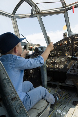 aircraft and helicopters preparing to fly close-up shotの写真素材