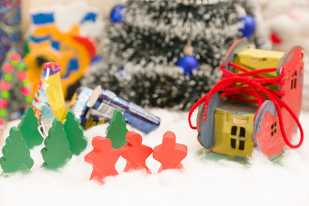 decorations for the new year made with their own hands