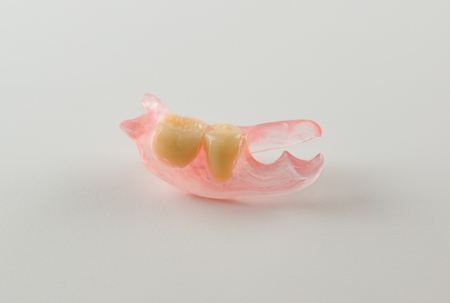 modern nylon removable dental prosthesis for restoring dentitionの写真素材