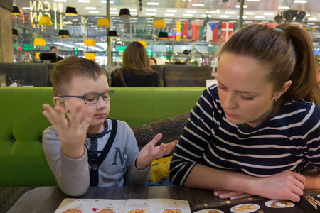 Vilnius, Lithuania - April 30, 2017: Acropolis is the largest shopping and entertainment center in Vilnius.のeditorial素材