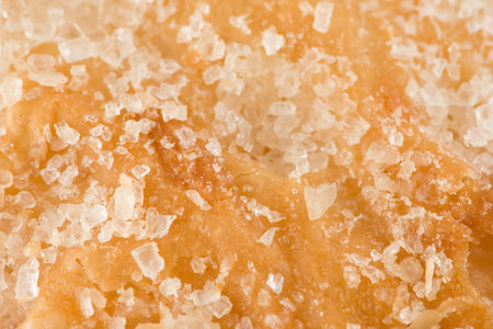 Sweet puff pastry with sugar powder