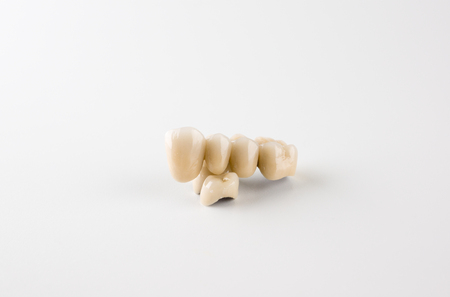 Artificial teeth are made of ceramics for the patientの写真素材