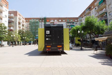 Tarragona, Spain - August 10, 2018: Tarragona is a port city located in northeast Spain on the Costa Daurada by the Mediterranean Sea.のeditorial素材