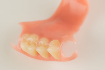 large image of a modern denture nylone on a white background