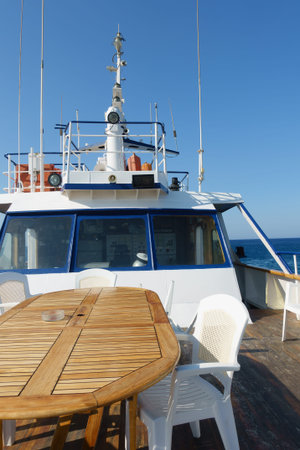 interior and mechanisms of a sea ship