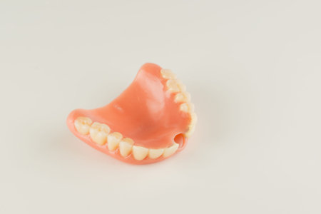 large image of a modern denture nylone on a white background