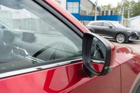 Minsk, Belarus - June 30, 2019: Mazda auto center is the largest in the republic.のeditorial素材