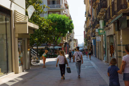 Tarragona, Spain - August 10, 2018: Tarragona is a port city located in northeast Spain on the Costa Daurada by the Mediterranean Sea.のeditorial素材