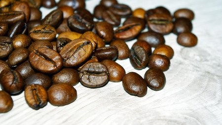Coffee beans close upの写真素材