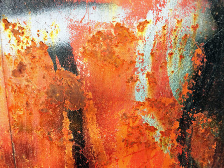 Rusty metal sheet texture background