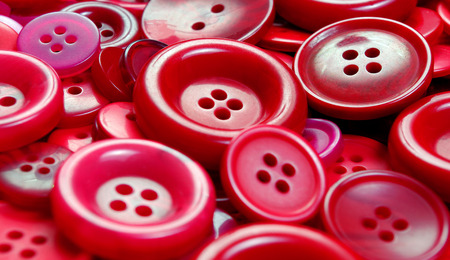 red buttons texture backgroundの写真素材