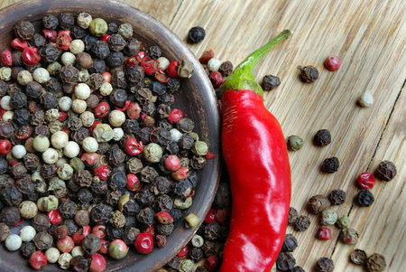 bitter pepper. bitter pepper and a mixture of peppers.
