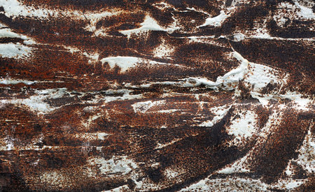 old dirty rusty sheet of metal