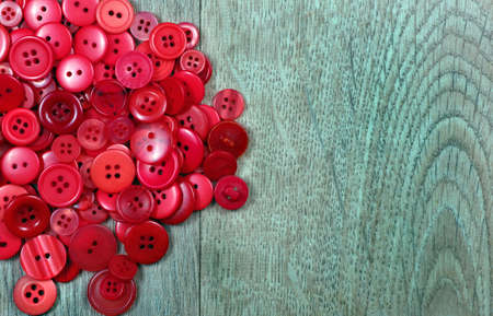 colorful red buttons texture backgroundの写真素材