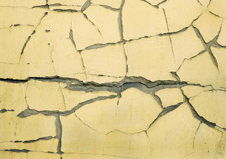 old painted cracked cement plaster texture background