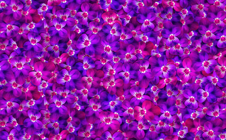 abstract background with purple geranium flowers. Seamless patternの写真素材