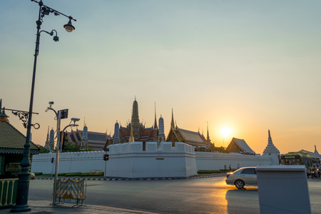 Bangkok, Thailand - 4 Jan 2014:Wat Phra Kaew is the most popular place for tourists to visit on 4 Jan 2014のeditorial素材