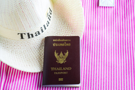 Thailand Passport, Travel Internationalの写真素材
