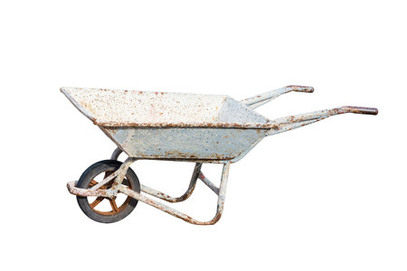 Wheelbarrow Mortar Cartの写真素材