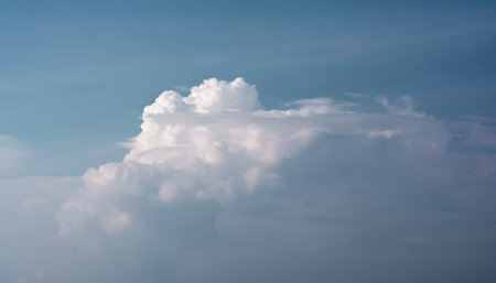 Beutyful blue sky with white cloud
