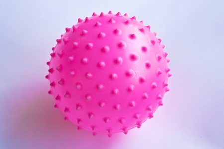 Pink ball.の写真素材