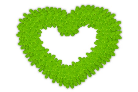Heart greenの写真素材