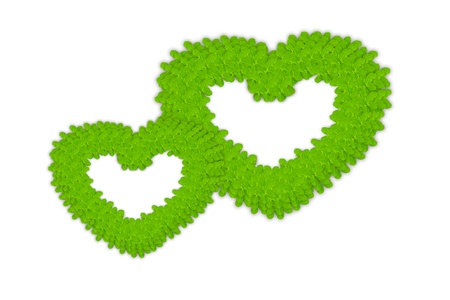 Heart greenの写真素材