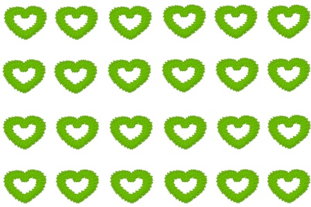 Heart greenの写真素材